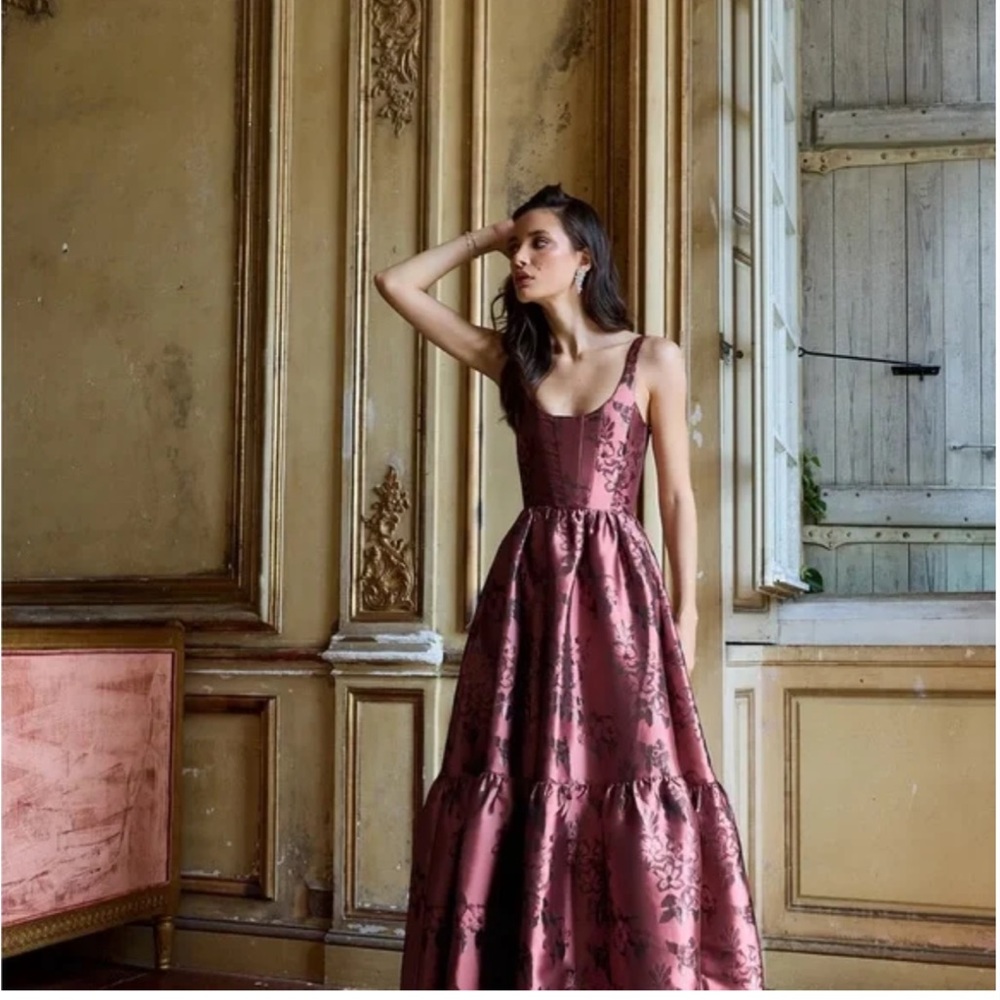 V. Chapman The Avery Dress Baroque Floral